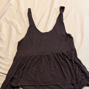 American Eagle Outfitters Dark Gray Tank Top